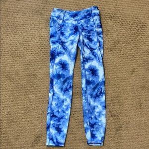 AVIA - blue tie dye leggings